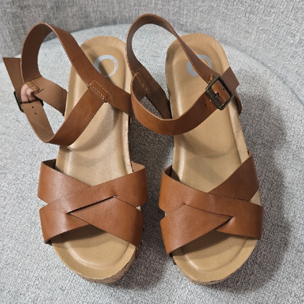 Brown Leather Women's Sandals